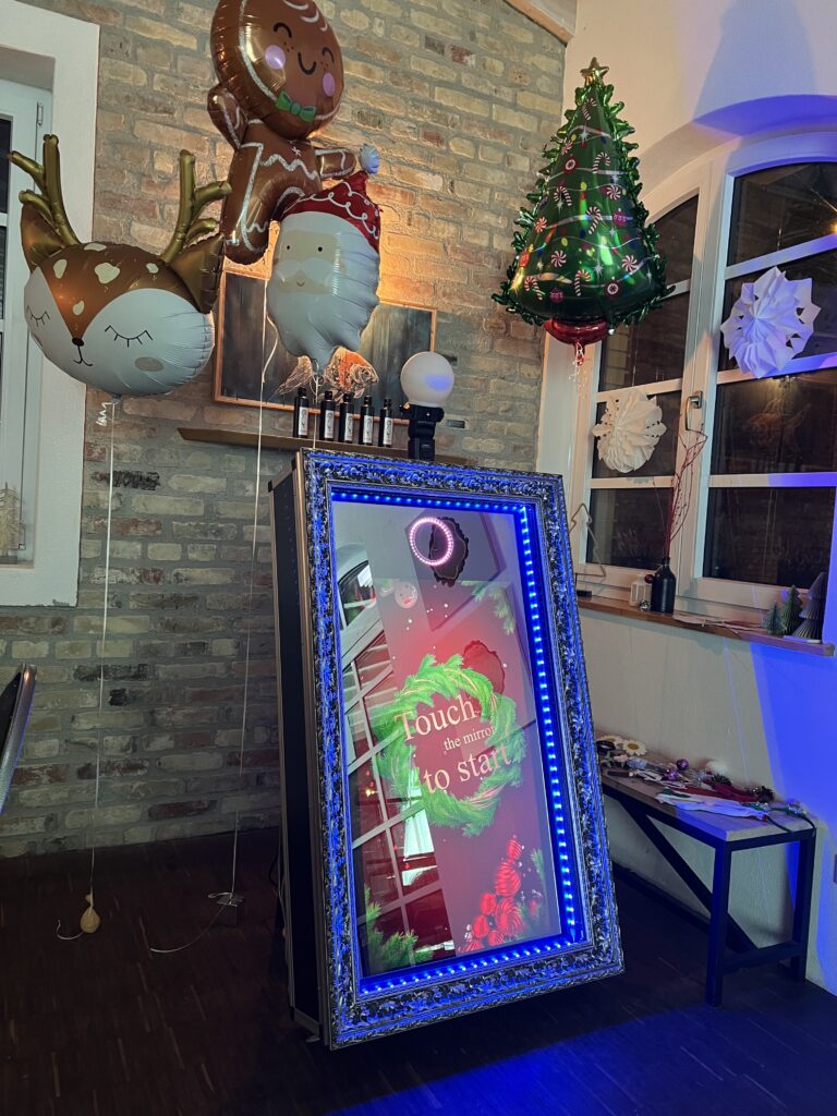 Die Spiegelbox mit tollem weihnachtlichen Touchdesign